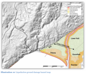 Petone Liquifaction map