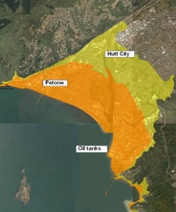 Petone Tsunami zone