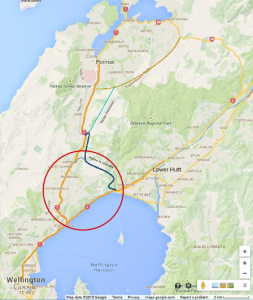 Wellington road map