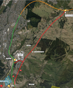 Link Road Options Map