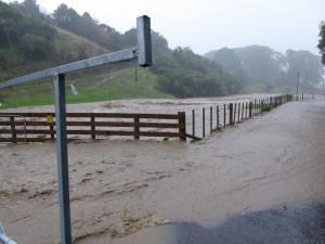 Flooding in Takapu Valley May 2015