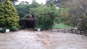 Flooding in Takapu Valley May 2015