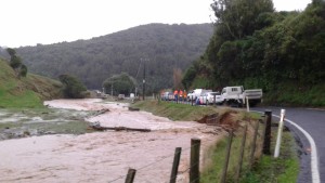 Flooding in Takapu Valley May 2015