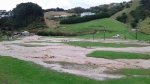 Flooding in Takapu Valley May 2015